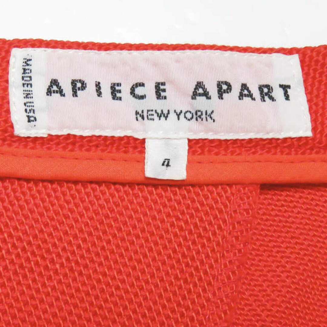 APIECE APART アピースアパート アメリカ製 Isabel Double V Skirt ダブルVカットロングスカート AA35301 4 オレンジ ボトムス【APIECE APART】 2