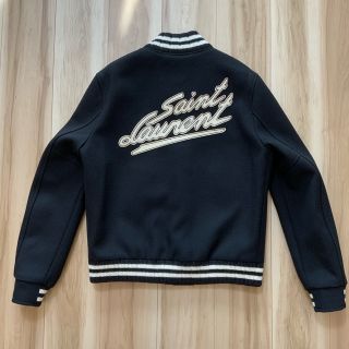 サンローラン(Saint Laurent)のSAINT LAURENT ロゴ　テディジャケット　48(スタジャン)