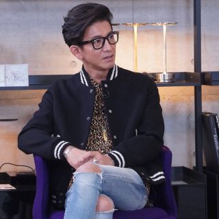SAINT LAURENT ロゴ テディジャケット 48