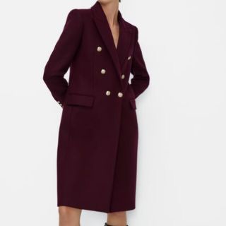 ザラ(ZARA)のZara ウールコート、イタリア manteco面料原価17990円(ロングコート)