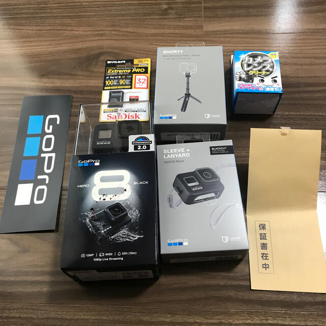 新品。gopro8など