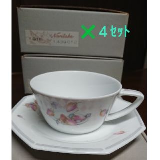 ノリタケ(Noritake)のレトロ カップ＆ソーサー ノリタケ ４セット(食器)