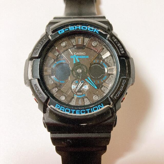 G-SHOCK(ジーショック)の【超特価】G-SHOCK 腕時計 ブラック×ブルー【限定１点】 メンズの時計(腕時計(アナログ))の商品写真