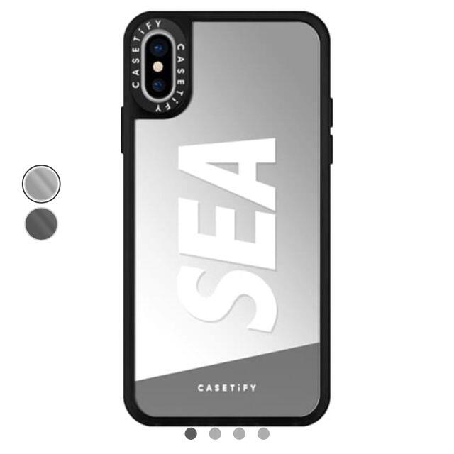 SEA(シー)のWDS x CASETiFY　IPhone Xs MAXケース シルバー スマホ/家電/カメラのスマホアクセサリー(iPhoneケース)の商品写真