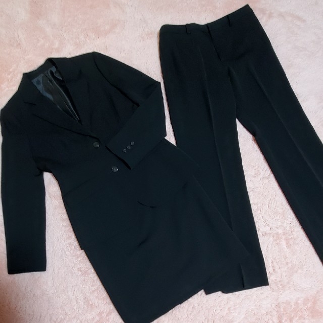 AEON(イオン)のスーツ３点セット ブラック 11号 レディースのフォーマル/ドレス(スーツ)の商品写真
