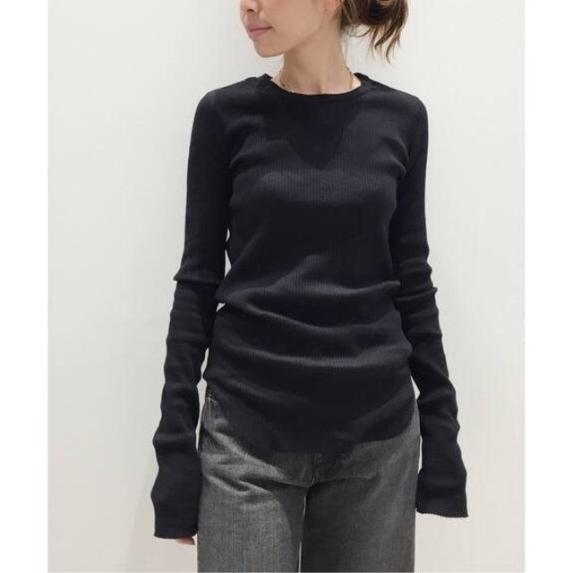 【GOOD GRIEF/グッドグリーフ】RIB L/S TOP