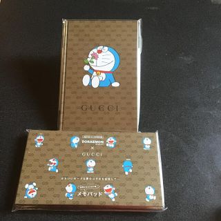 グッチ(Gucci)のGucciドラえもんコラボノート＆メモパッド(ノート/メモ帳/ふせん)