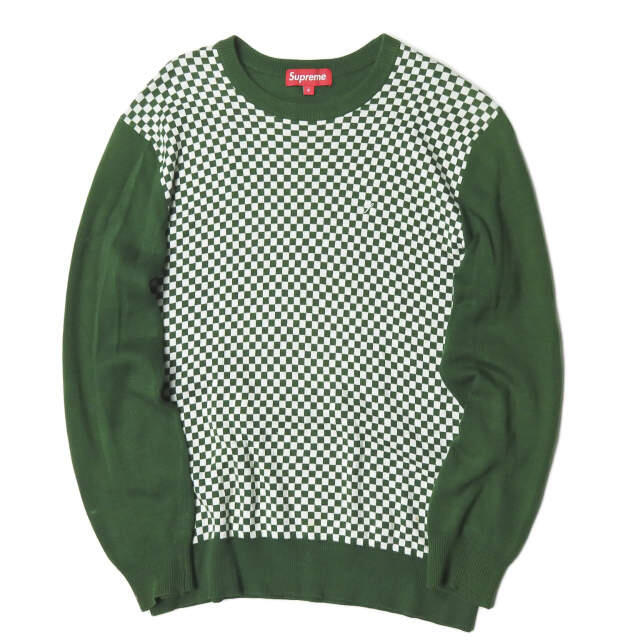 Supreme(シュプリーム)のSupreme 13SS Checkered Sweater ニット メンズ メンズのトップス(ニット/セーター)の商品写真