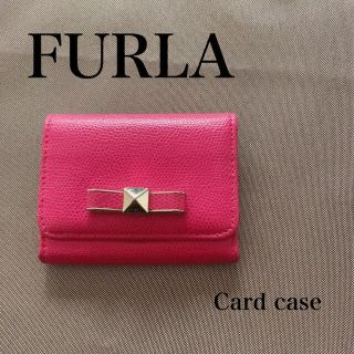 フルラ(Furla)の【1/31限定価格】FURLA 名刺入れ カードケースリボン付 パスケース (名刺入れ/定期入れ)