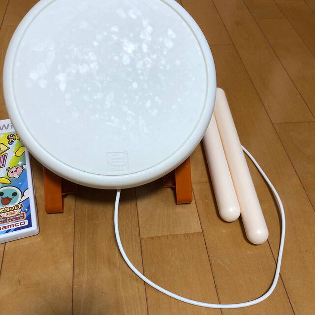 Wii(ウィー)のwii 太鼓の達人　セット エンタメ/ホビーのゲームソフト/ゲーム機本体(家庭用ゲームソフト)の商品写真