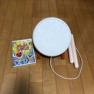 ウィー(Wii)のwii 太鼓の達人　セット(家庭用ゲームソフト)