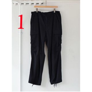 コモリ(COMOLI)のcomoli 21ss ウールギャバ6Pパンツ navy  size1(ワークパンツ/カーゴパンツ)