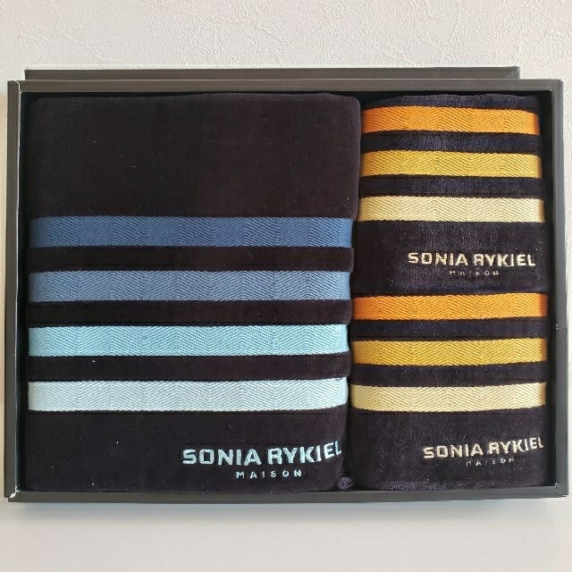 SONIA RYKIEL(ソニアリキエル)のSONIARYKIEL ソニアリキエルバスタオル 1本 ウォッシュタオル 2本 インテリア/住まい/日用品の日用品/生活雑貨/旅行(タオル/バス用品)の商品写真