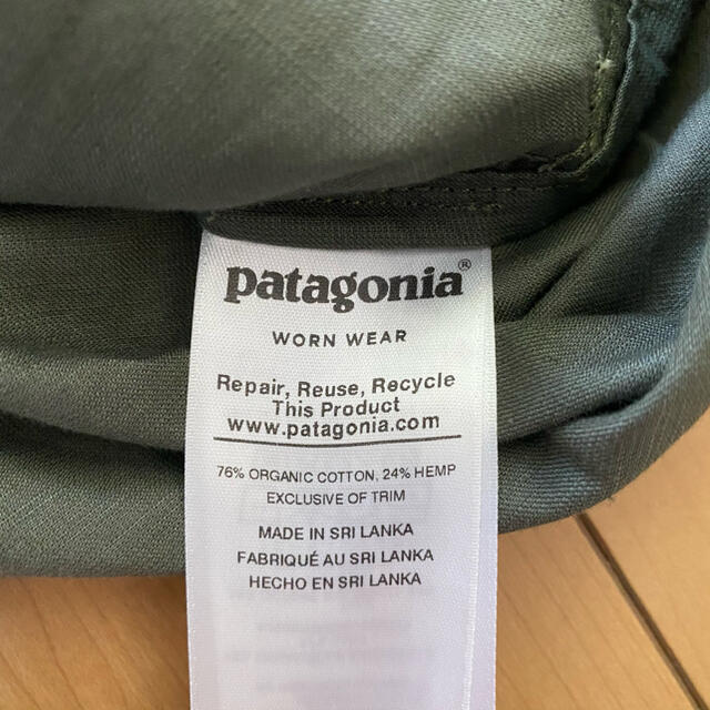 patagonia(パタゴニア)のパタゴニア ヘンプコーチジャケット グリーン  S メンズのジャケット/アウター(ミリタリージャケット)の商品写真