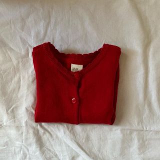 エイチアンドエム(H&M)のfrill cardigan ［led］(カーディガン/ボレロ)