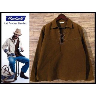 ラディアル(RADIALL)の美品 ラディアル 15AW アラバマ モールスキン レースアップ ジャケット L(その他)