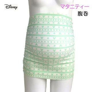 ディズニー(Disney)のディズニー マタニティ腹巻 あったかマタニティ ミント M 冷対策(マタニティ下着)