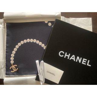 シャネル(CHANEL)のCHANELシャネル　ストール　パール柄(バンダナ/スカーフ)