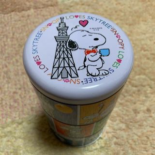 スヌーピー(SNOOPY)のスヌーピー  スカイツリー限定　缶(キャラクターグッズ)