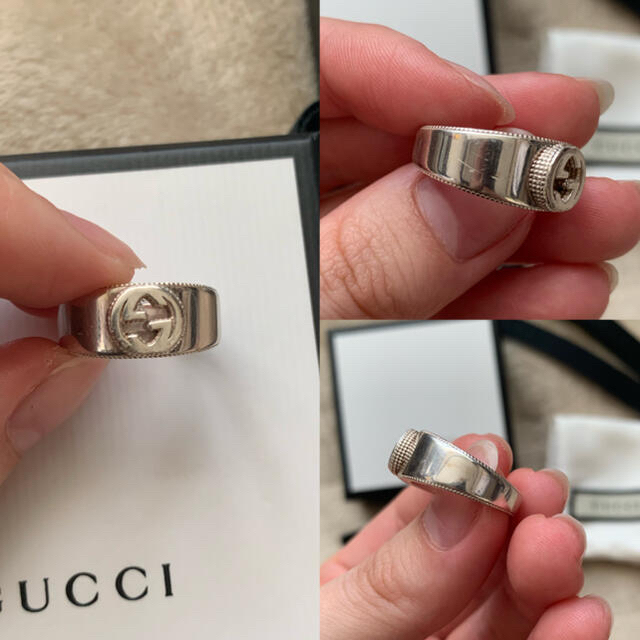 Gucci - GUCCI インターロッキングGシルバーリングの通販 by tete 