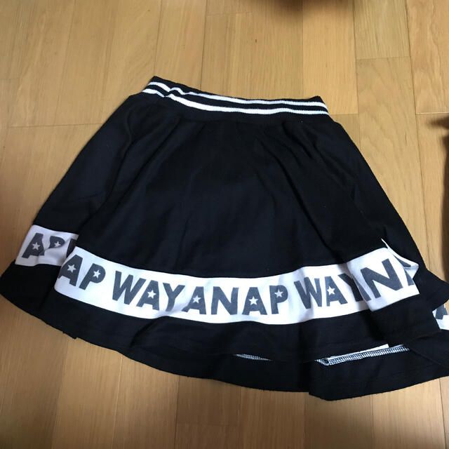 ANAP Kids(アナップキッズ)のANAPミニスカート風キュロット キッズ/ベビー/マタニティのキッズ服女の子用(90cm~)(スカート)の商品写真