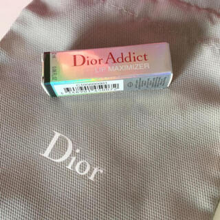 ディオール(Dior)のディオール リップマキシマイザーミニサイズ＆巾着  新品未開封品(リップグロス)