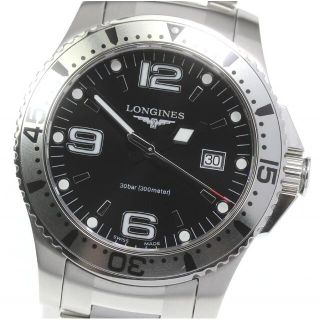 ロンジン(LONGINES)のロンジン ハイドロ コンクエスト デイト L3.640.4 メンズ 【中古】(腕時計(アナログ))