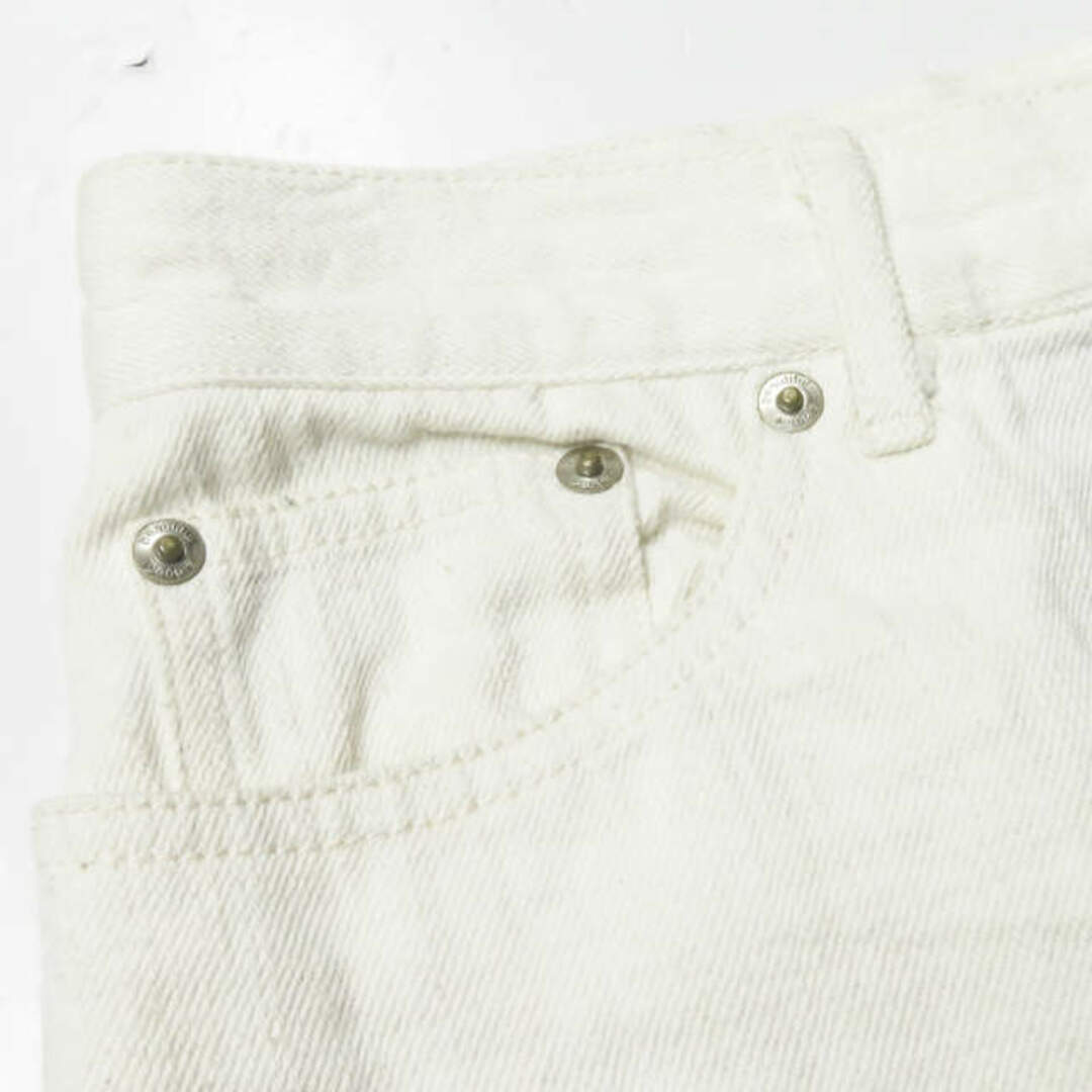 beautiful people(ビューティフルピープル)のbeautiful people ビューティフルピープル 日本製 cotton linen denim skirt コットンリネンデニムタイトスカート 7410107011 34 ホワイト ボトムス【中古】【beautiful people】 レディースのスカート(ひざ丈スカート)の商品写真