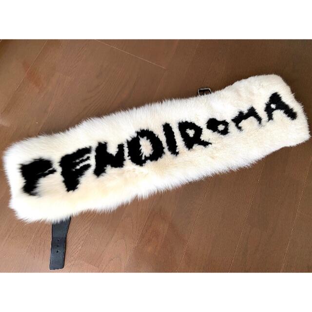 フェンディ FENDI フラワー ティペット FNL133 ファー 花柄 マフラー ...