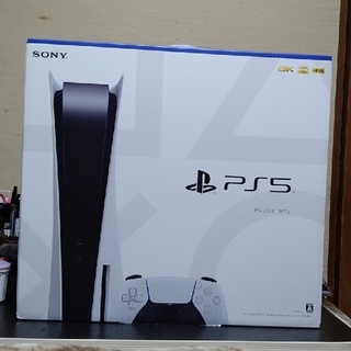 プレイステーション(PlayStation)の【新品・未開封】PS5 本体  ディスクドライブ搭載モデル(家庭用ゲーム機本体)