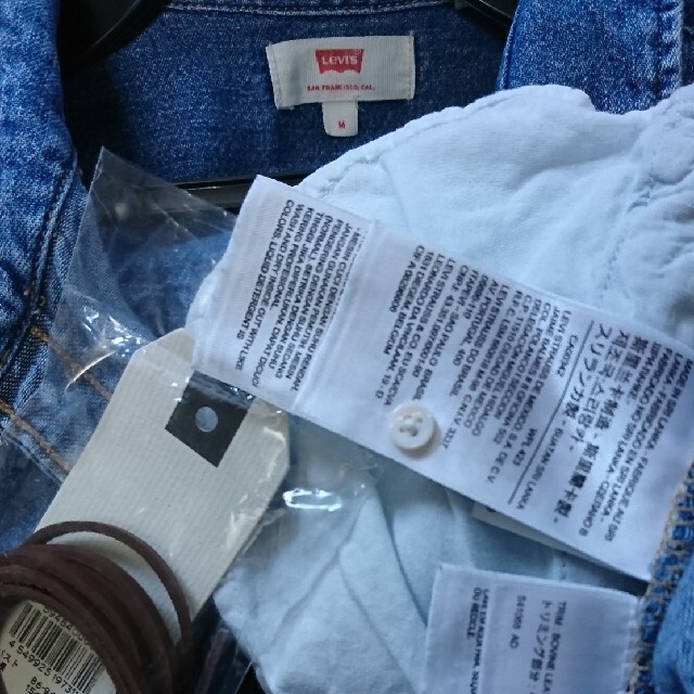 Levi's(リーバイス)のお値下げ★デニムシャツワンピース レディースのワンピース(ひざ丈ワンピース)の商品写真