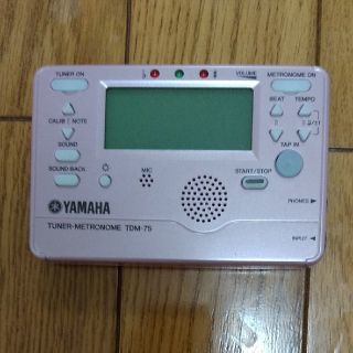 ヤマハ(ヤマハ)のヤマハ　メトロノーム　チューナー　TDM-75(その他)