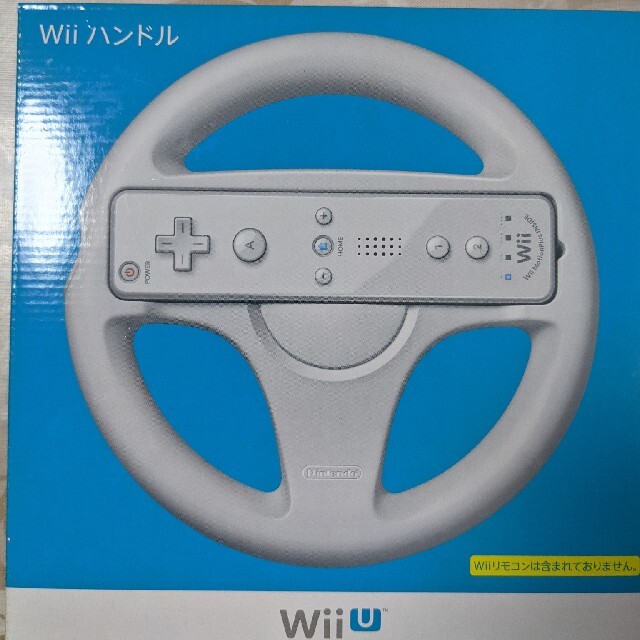 Wii(ウィー)の任天堂Ｗｉｉハンドル エンタメ/ホビーのゲームソフト/ゲーム機本体(その他)の商品写真
