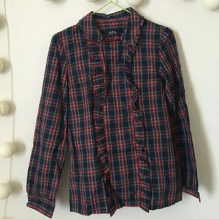 アーペーセー(A.P.C)のA.P.C ブラウス チェック(シャツ/ブラウス(長袖/七分))