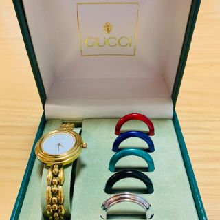 グッチ(Gucci)のグッチ GUCCI チェンジベゼル レディース 腕時計(腕時計)