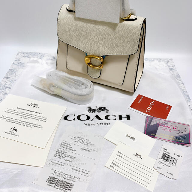 COACH(コーチ)の【新品未使用品】COACH コーチ　タビートップハンドル20 レディースのバッグ(その他)の商品写真