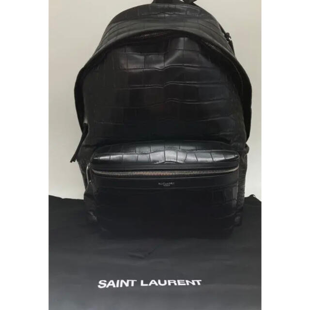 サンローラン　SAINTLAURENT クロコ型　リュック　バッグパック　新品