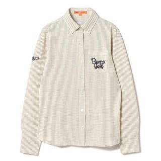 ビームス(BEAMS)のBEAMS GOLF クールマックス サッカー シャツ(ウエア)