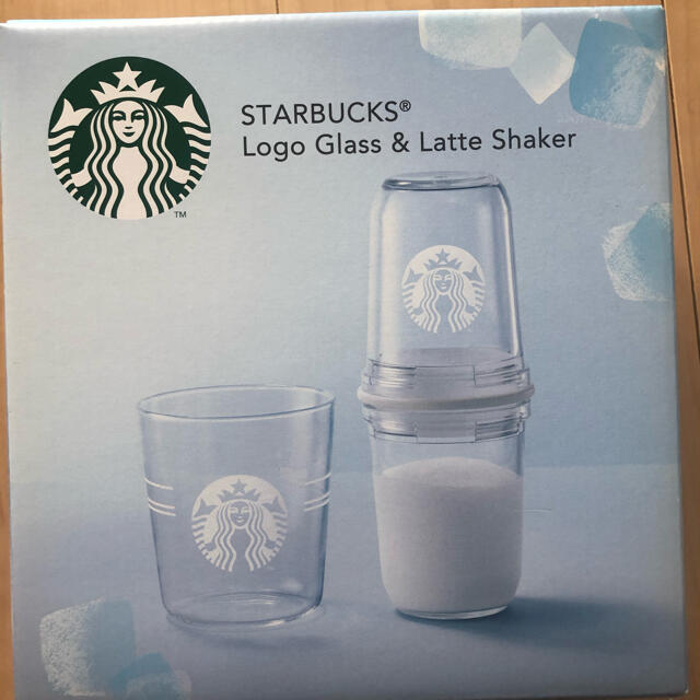 スターバックス　Logo Glass & Latte Shaker インテリア/住まい/日用品のキッチン/食器(グラス/カップ)の商品写真