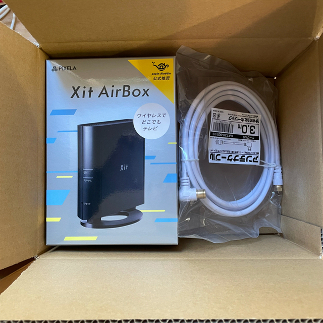ピクセラ Xit AirBox XIT-AIR110W  スマホ/家電/カメラのテレビ/映像機器(その他)の商品写真