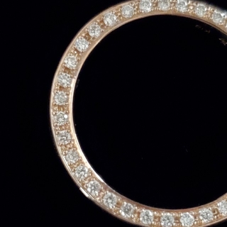 ポンテヴェキオ(PonteVecchio)のダイヤモンドリング　K18リング　10号　ベゼルリング(リング(指輪))