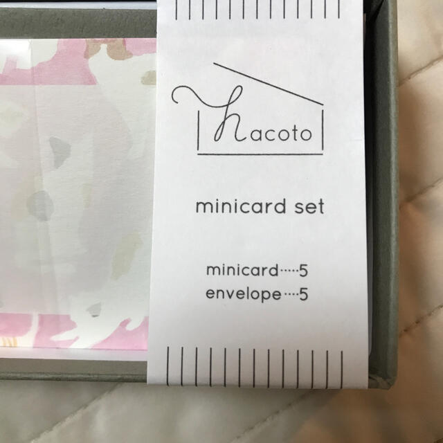 ミニカード　封筒セット ハンドメイドの文具/ステーショナリー(カード/レター/ラッピング)の商品写真