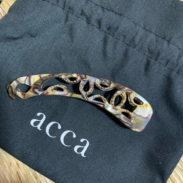 週末値下げ☆美品☆acca アッカ ヘアクリップ クリップ 中サイズ