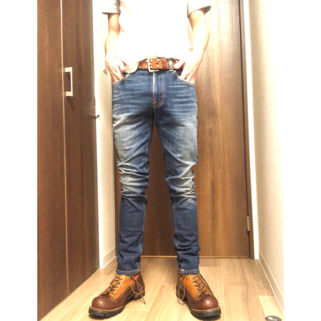 Nudie Jeans(ヌーディジーンズ)のnudie jeans  lean dean スキニーデニム thin finn メンズのパンツ(デニム/ジーンズ)の商品写真