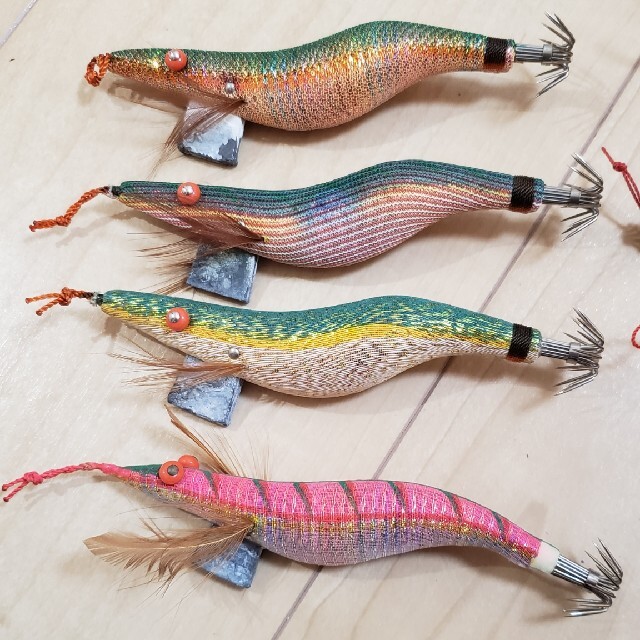 餌木 エギセット(11個) 鹿児島 ハンドメイド その他の通販 by 餌木 エギセット(11個) 鹿児島 ハンドメイド その他の通販 by