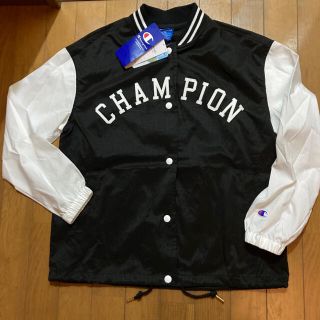 チャンピオン(Champion)の新品定価1万円 チャンピオン Champion ナイロンスタジャン M 黒白撥水(スタジャン)