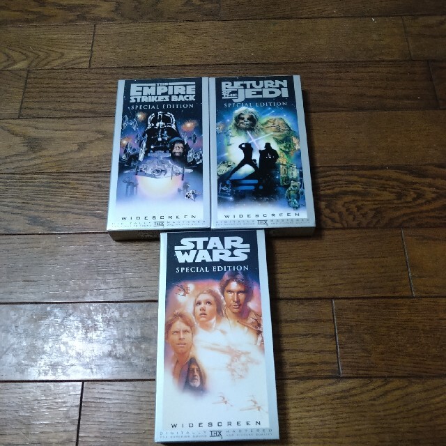 スターウォーズ  VHS 3本セット  帝国の逆襲、ジェダイの復讐