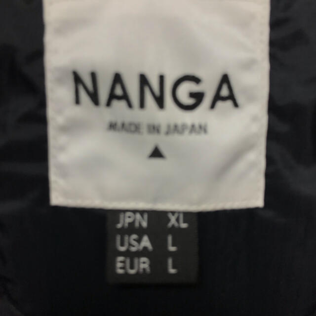 NANGA(ナンガ)のナンガ　オーロラダウンジャケット　XL　未使用品　　NANGA ブラック　黒 メンズのジャケット/アウター(ダウンジャケット)の商品写真