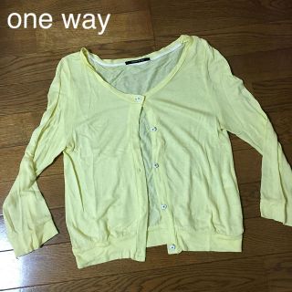 ワンウェイ(one*way)のone wayのカーディガン🌼💫(カーディガン)