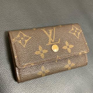 ルイヴィトン(LOUIS VUITTON)の【早いもの勝ち】ルイヴィトン キーケース6連 モノグラム【金具も綺麗】(キーケース)